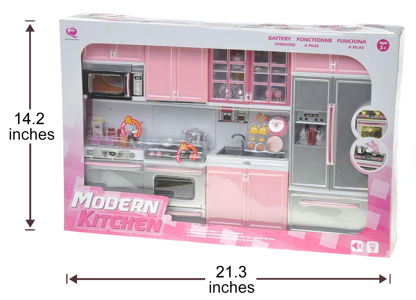 Battery Operated Modern Kitchen Playset