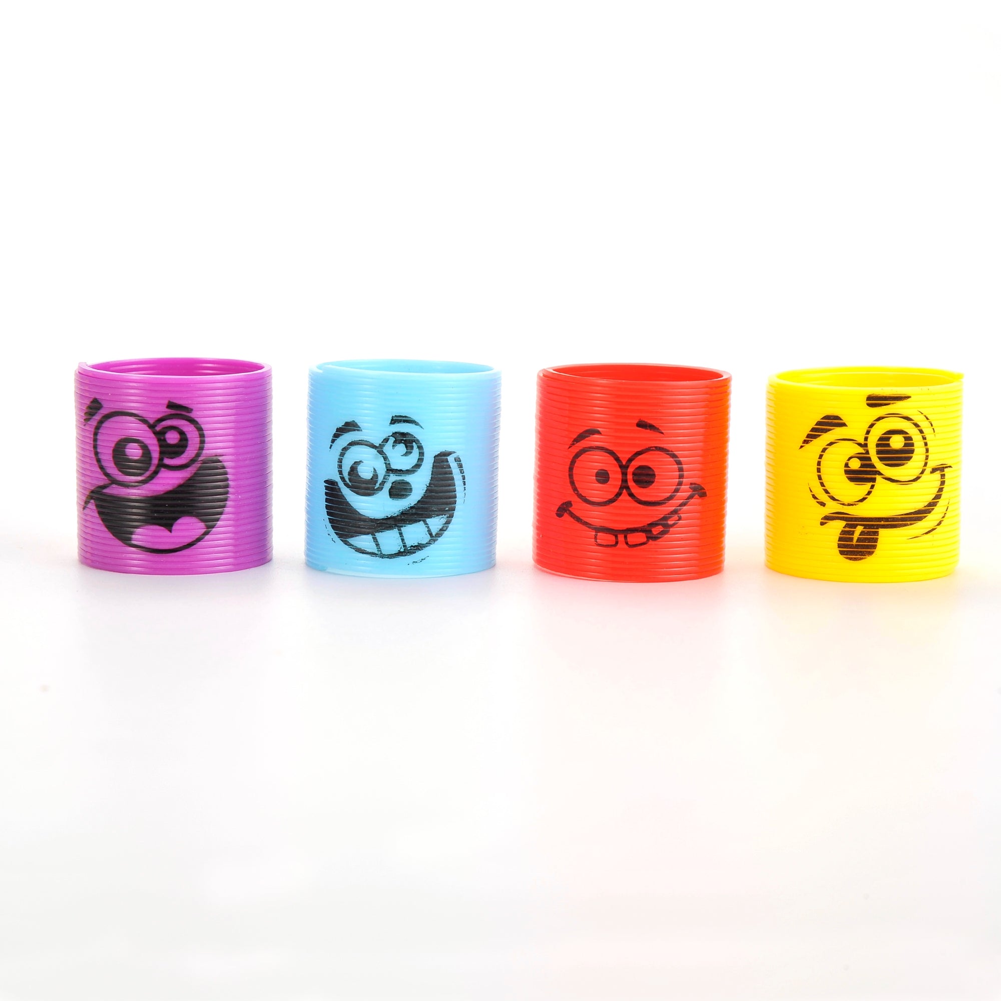 Bulk Pack Of 50 Magic Coil Springs (Assorted Colors And Emoticons)