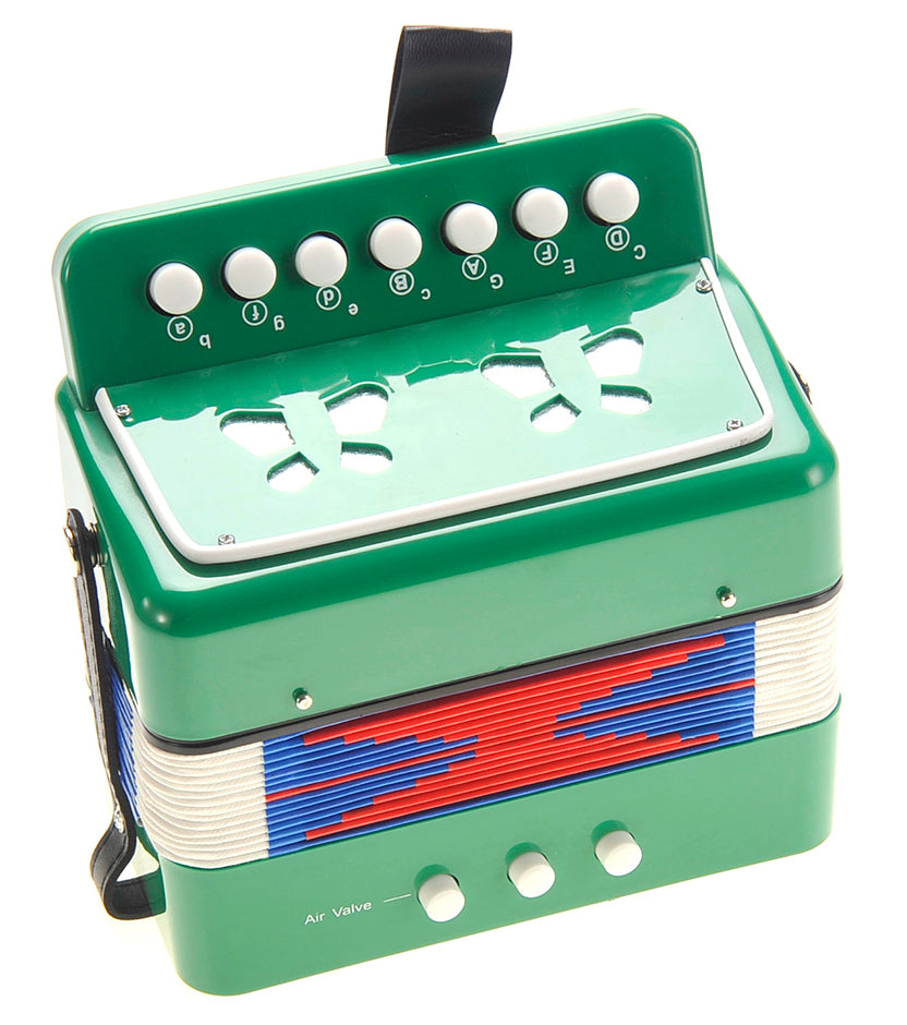 Children's Musical Instrument Accordion (Green)