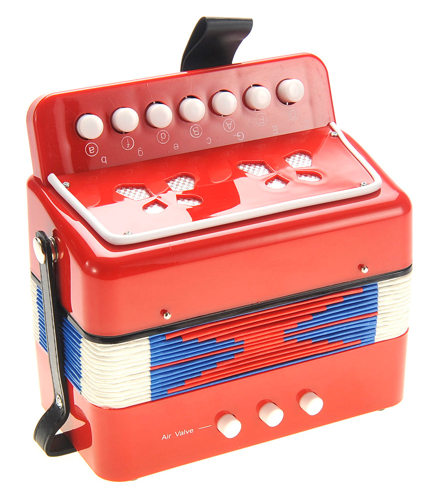 Children's Musical Instrument Accordion (Red)