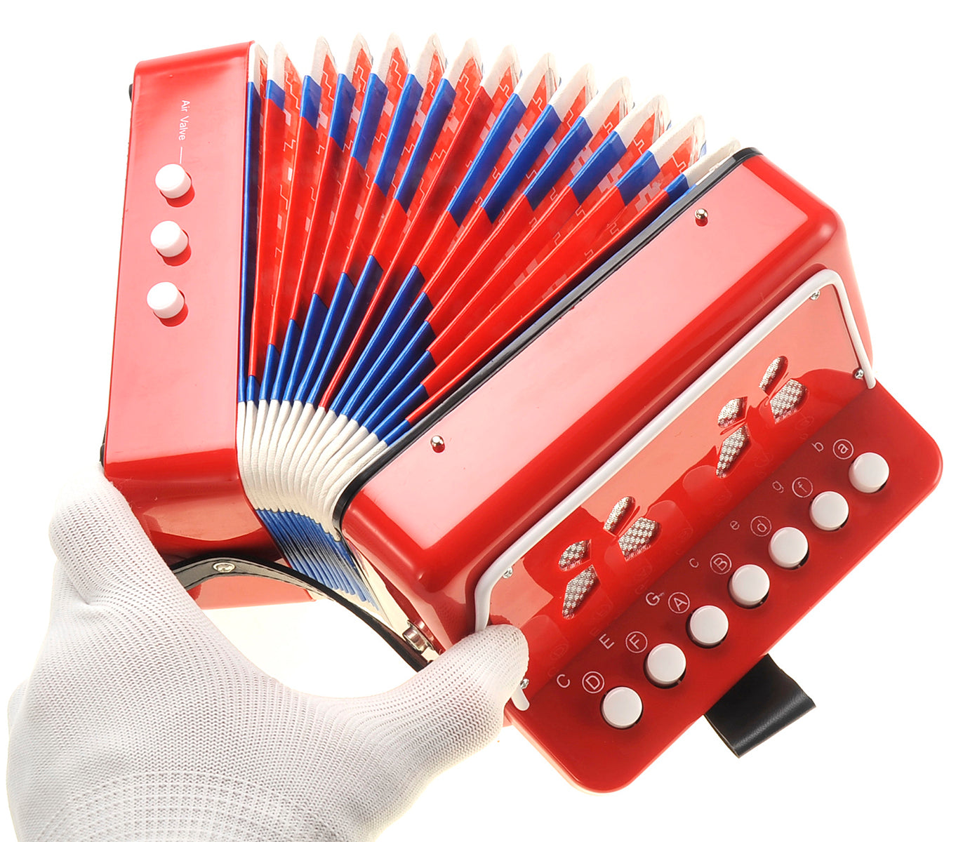 Children's Musical Instrument Accordion (Red)