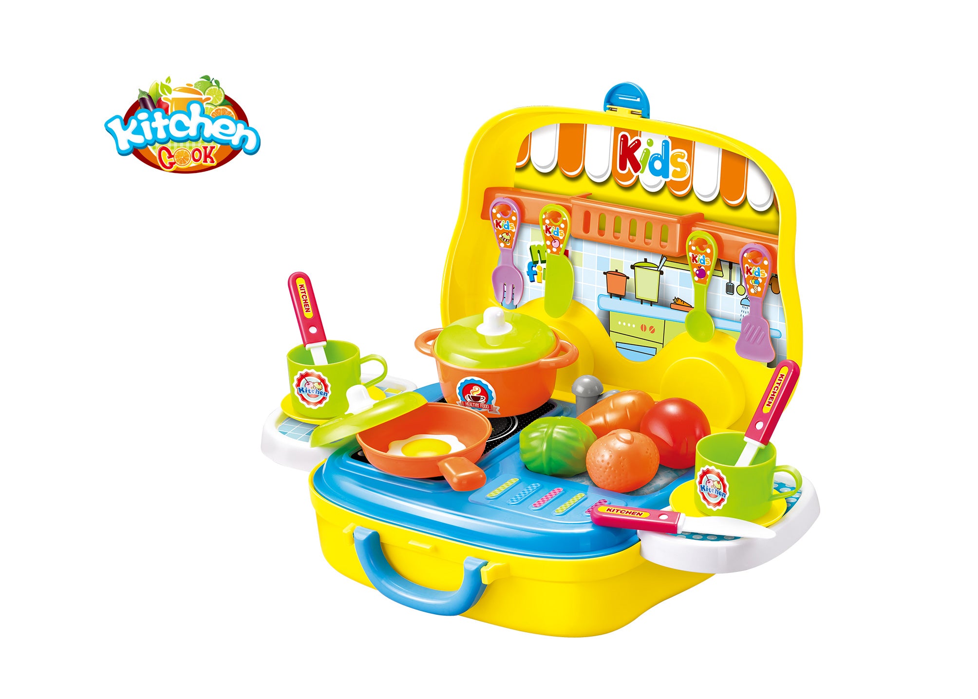 Portable Kitchen Playset 24pcs