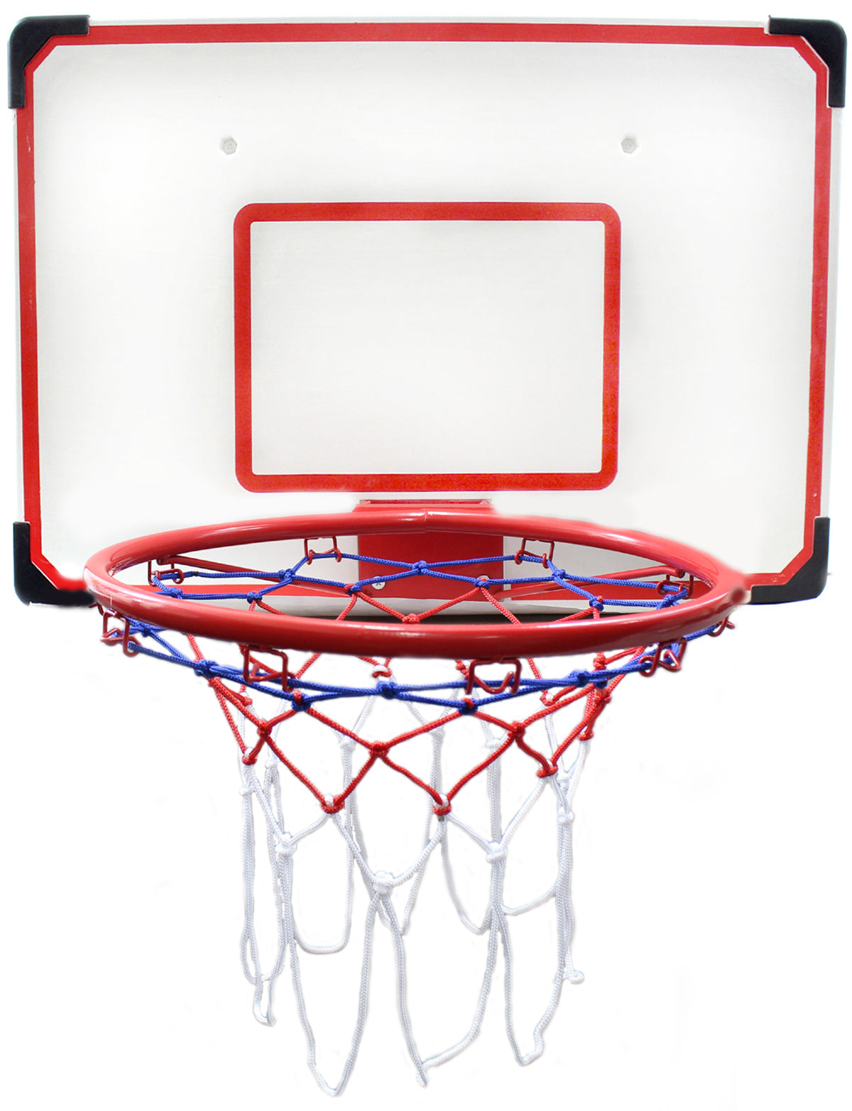 Indoor/Outdoor XL Big Basketball Hoop Set - 27" X 18" Backboard + 15" Rim