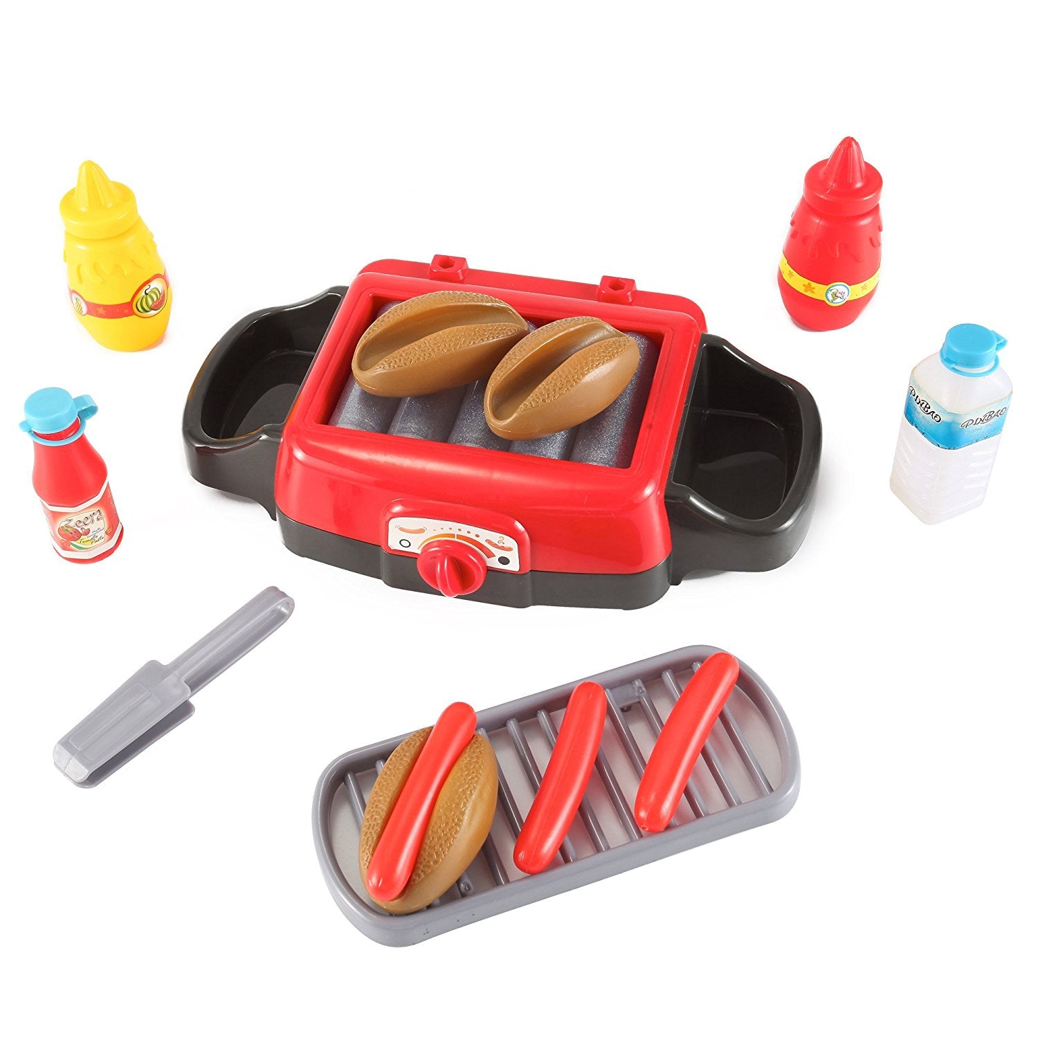 Hot Dog Roller Grill Pretend Food Playset