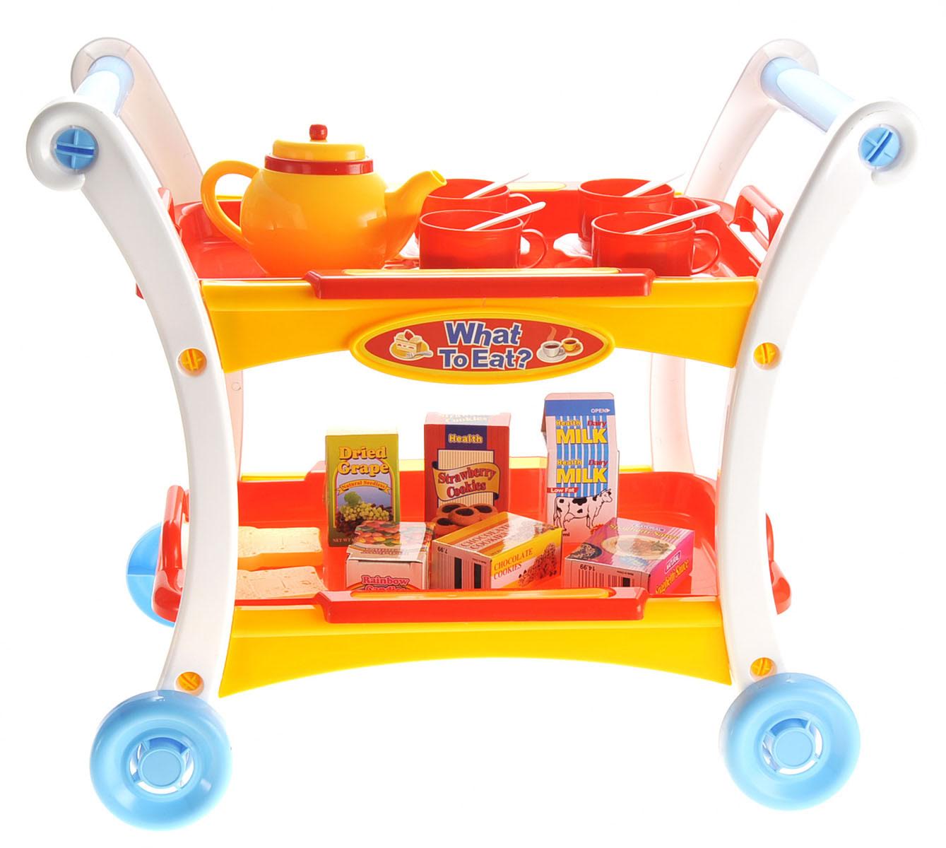 Tea Time Trolley Cart Pretend Play Set