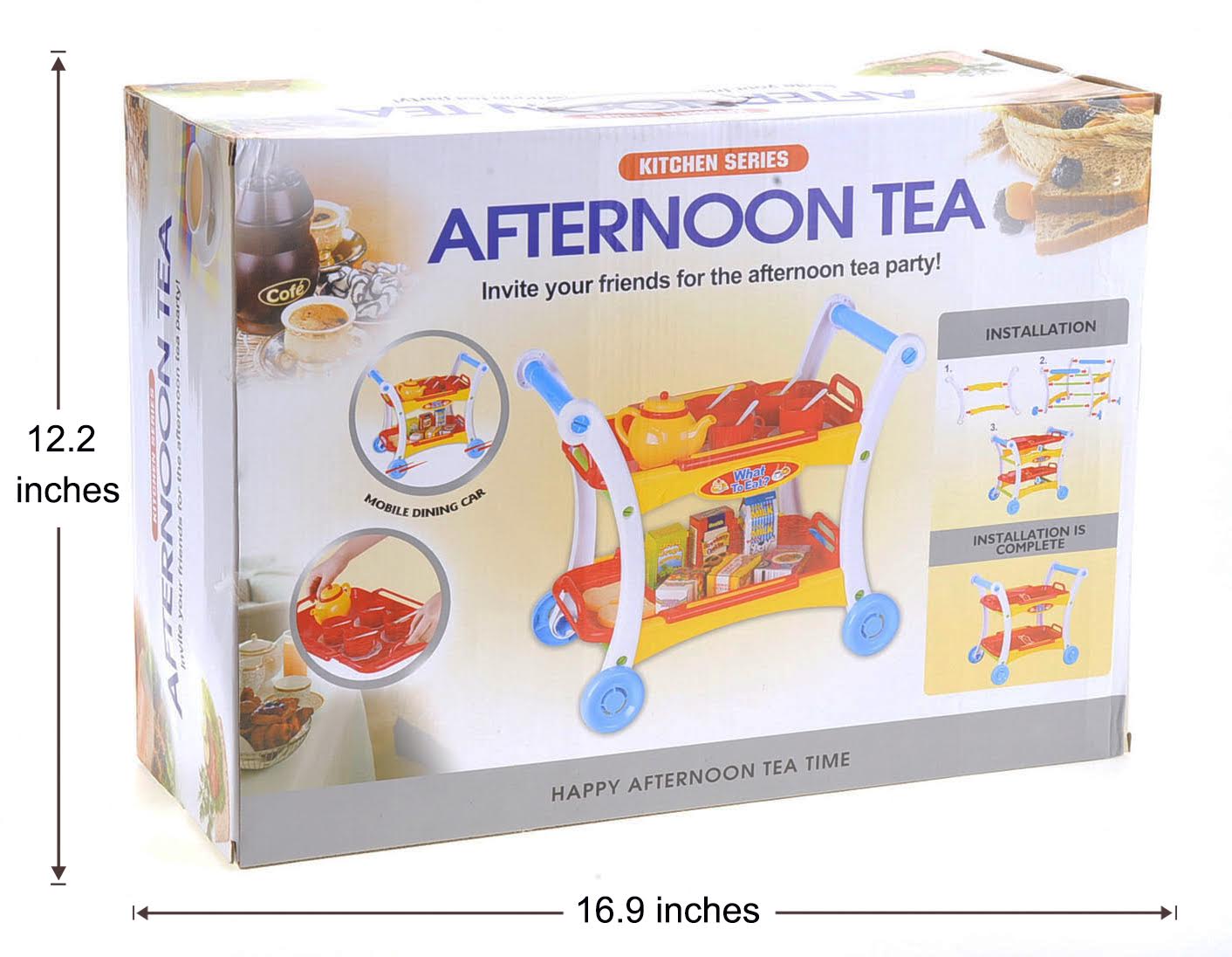 Tea Time Trolley Cart Pretend Play Set