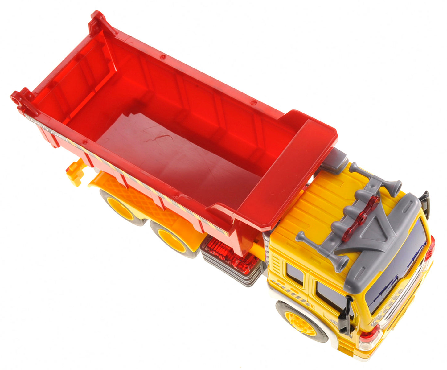 Friction Powered Dump Truck Toy With Lights And Sound