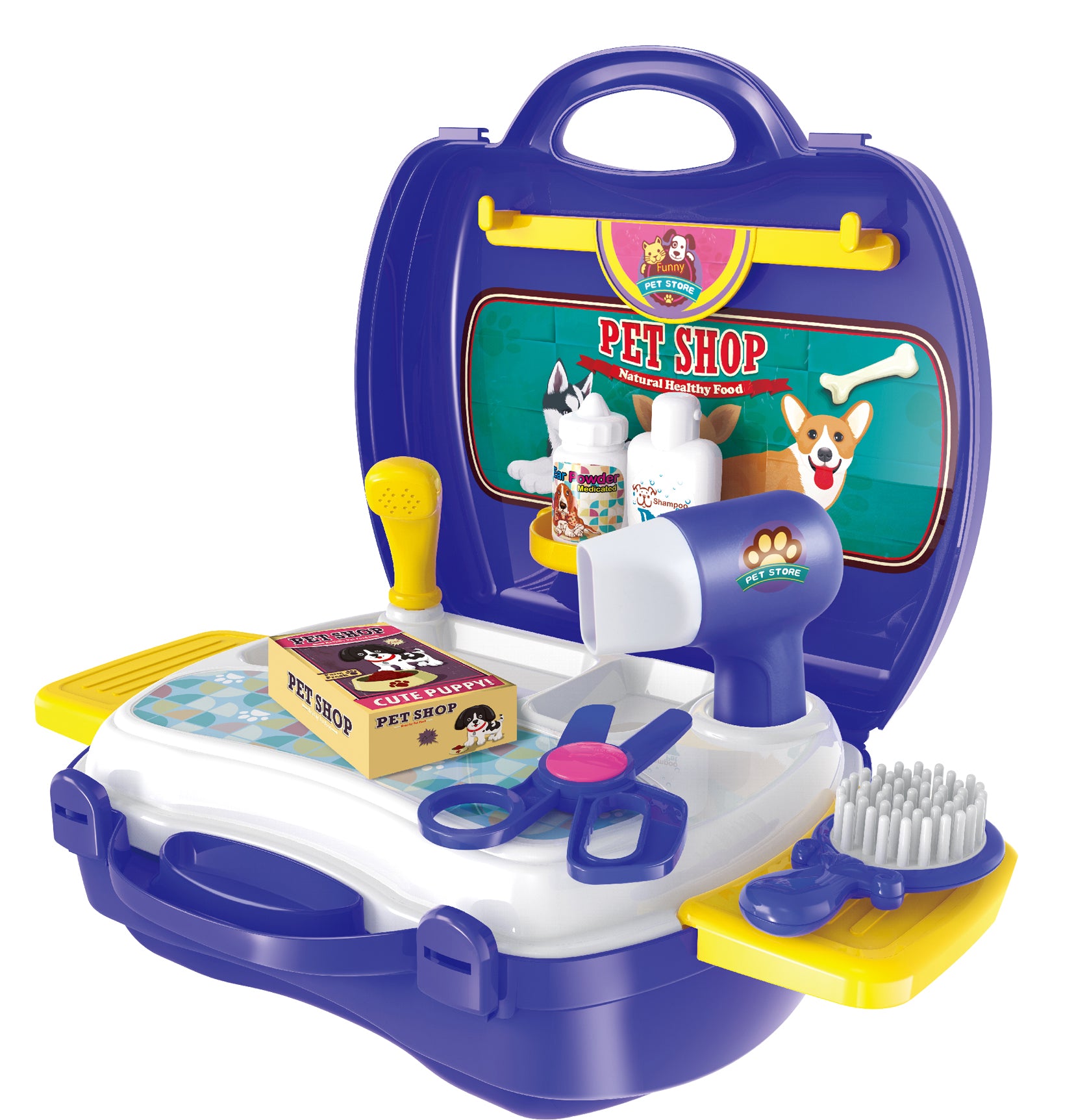 Portable Pony Carrier Play Set