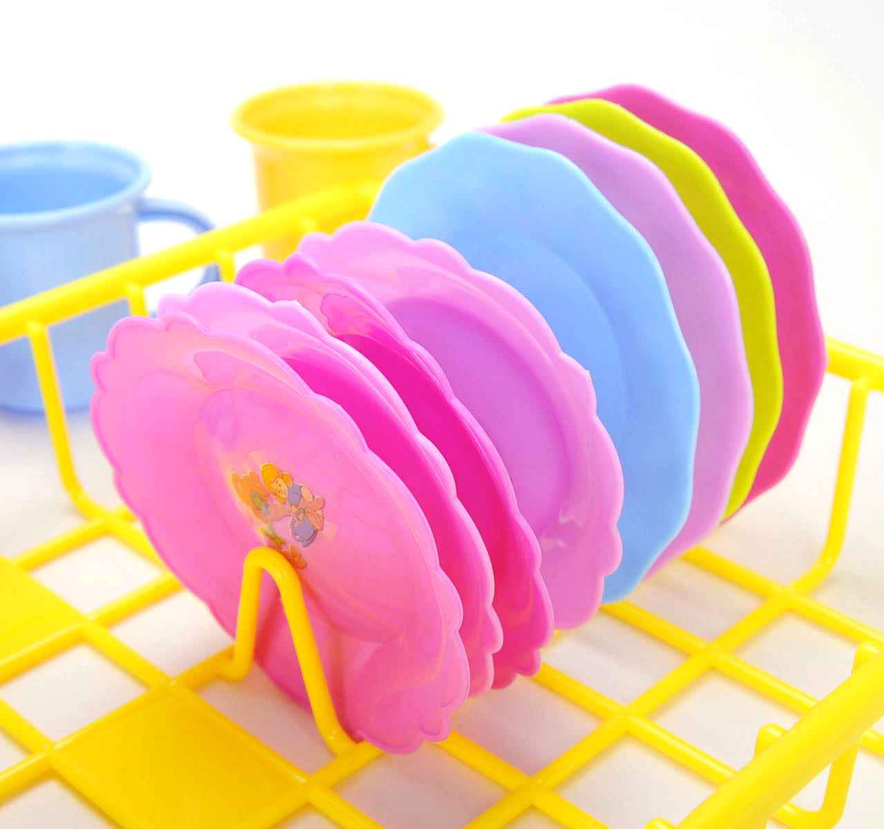 Play Dishes Kitchen Wash And Dry Tea Playset 27pcs