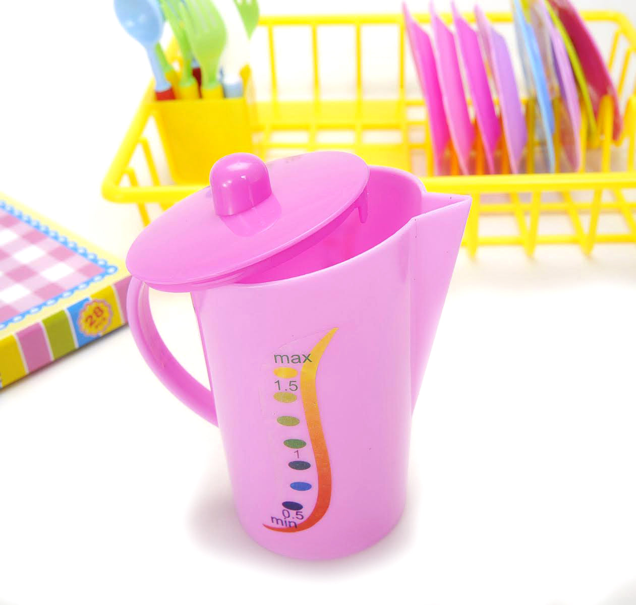 Play Dishes Kitchen Wash And Dry Tea Playset 27pcs