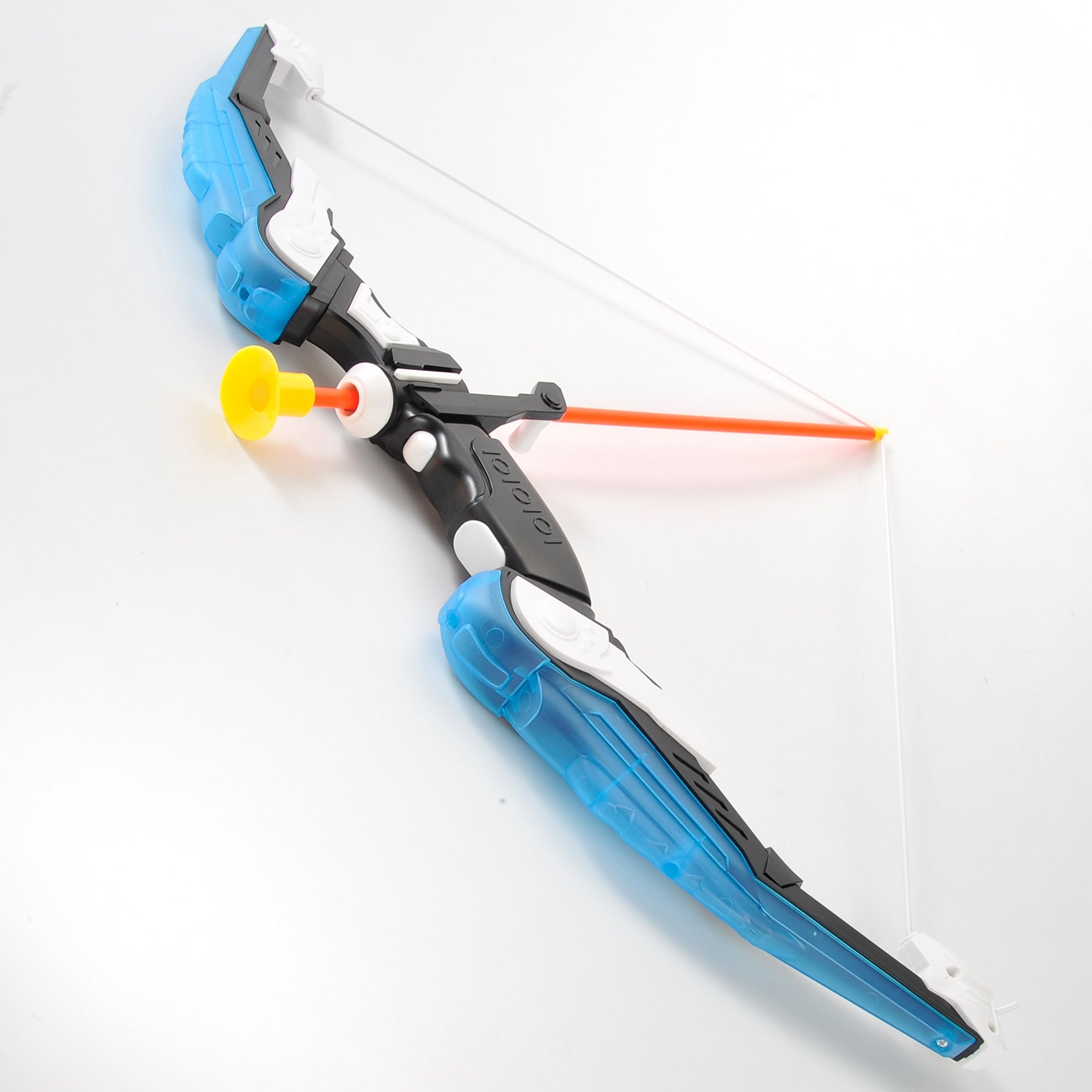 LED Light Up Archery Toy Bow & Arrow S/Suction Cup Arrows Toys Blue