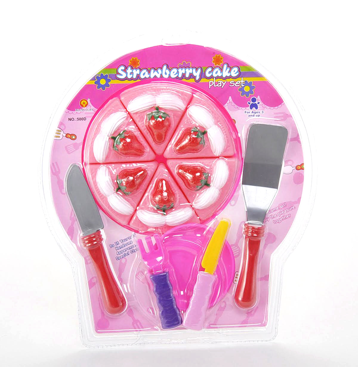 Strawberry Cake Dessert Play Set Toy