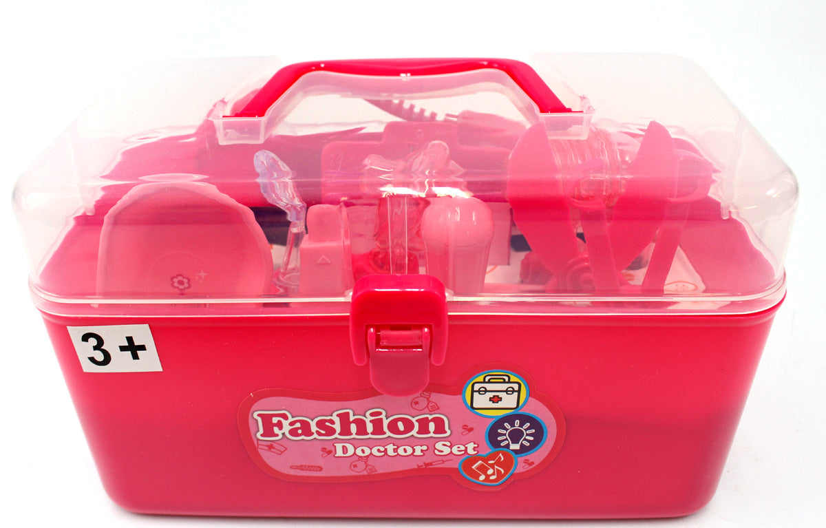 Doctor Nurse Medical Kit Playset (Pink)