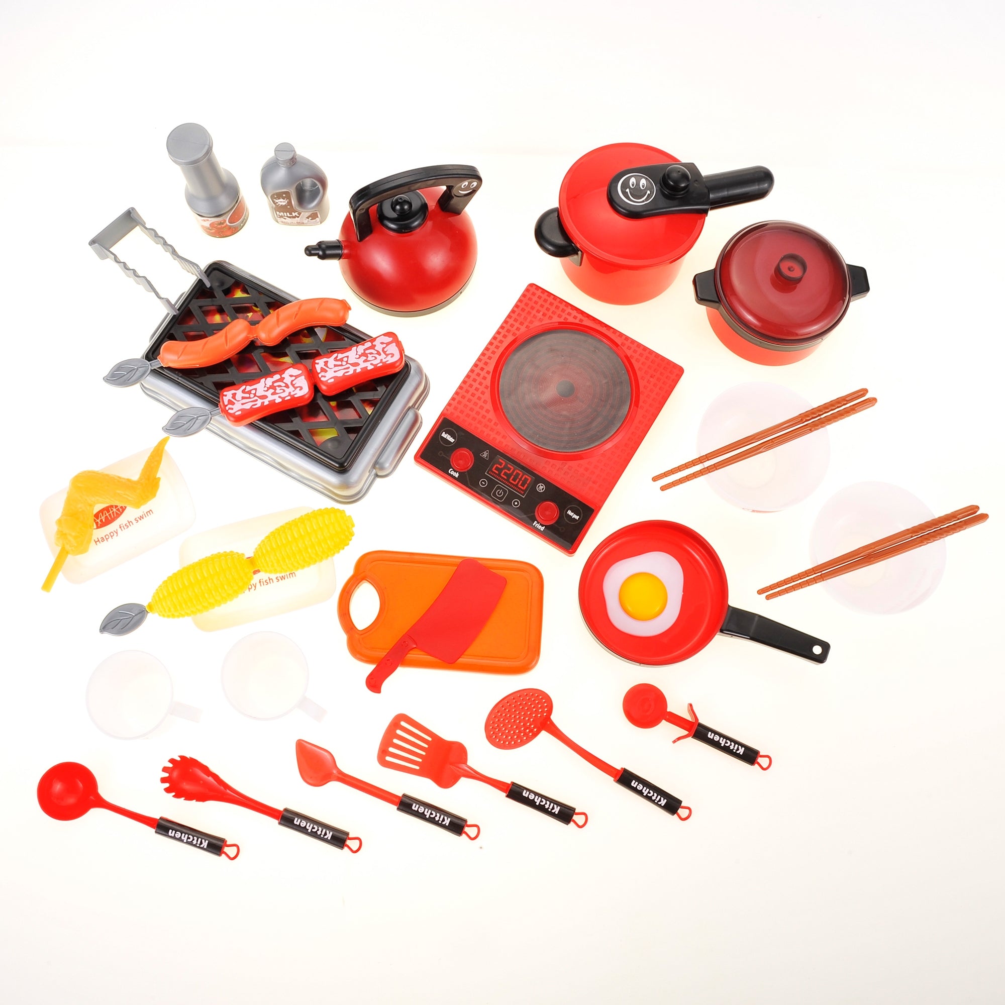 Play Kitchen Accessories Set W/Sound