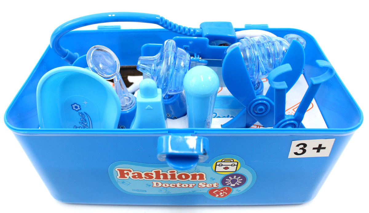 Medical Box Doctor Nurse Medical Kit Playset (Blue)