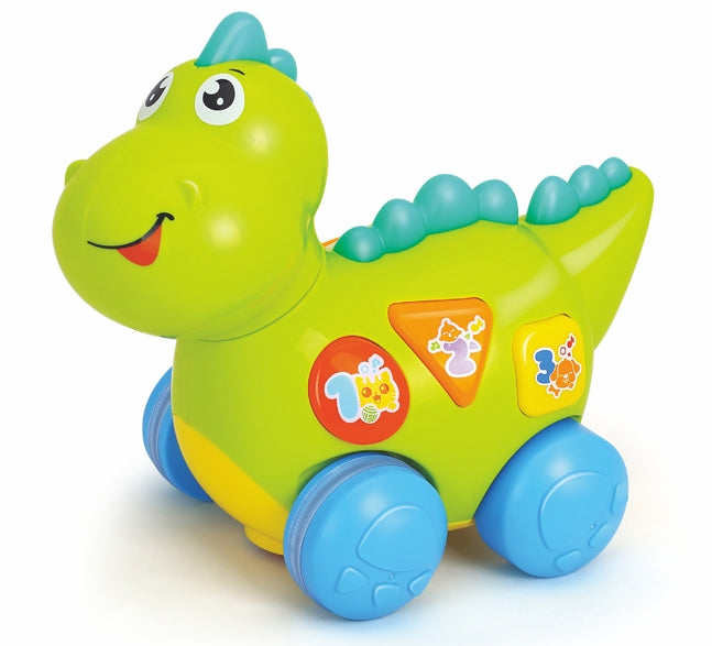 Talking Dinosaur Toy With Lights, Sounds, And Educational Activities