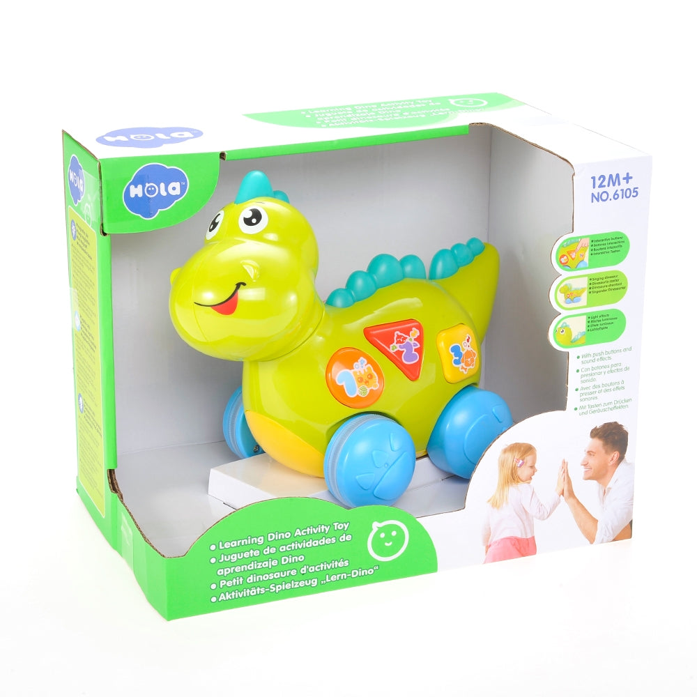 Talking Dinosaur Toy With Lights, Sounds, And Educational Activities