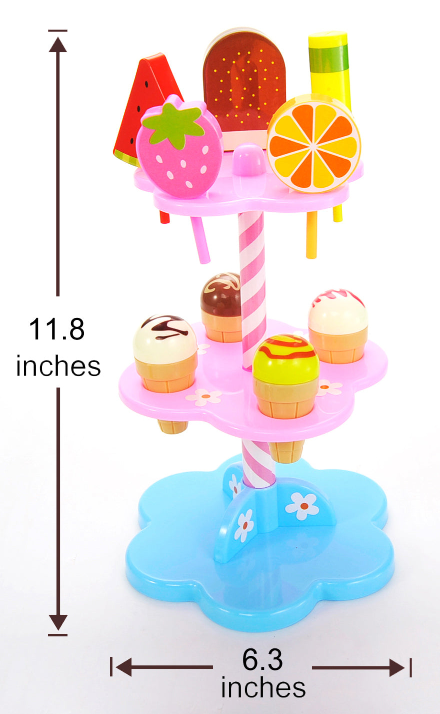 Sweet Treats Ice Cream And Desserts Tower Play Set