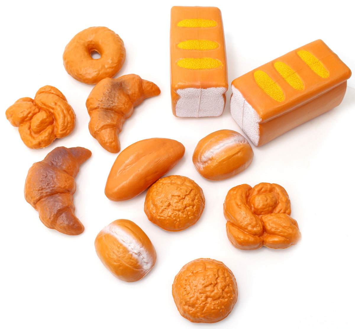 12 Pc Bread Food Playset