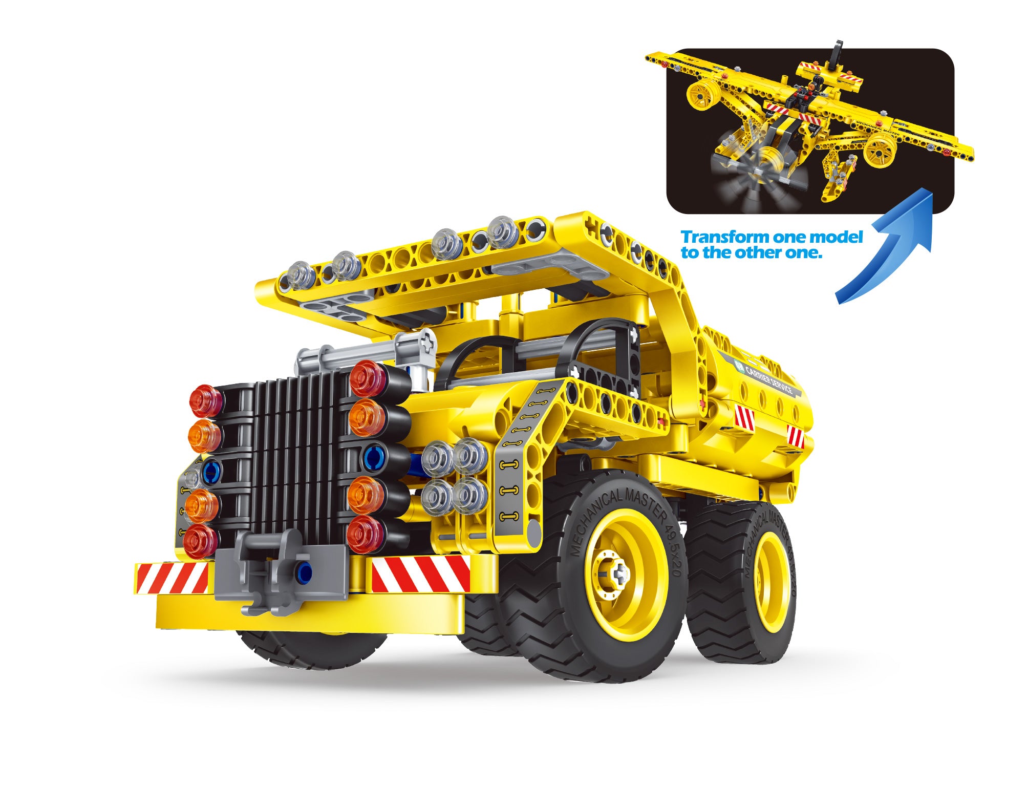 Building Blocks Bricks Construction Kit STEM Toy (Dump Truck), 361pcs