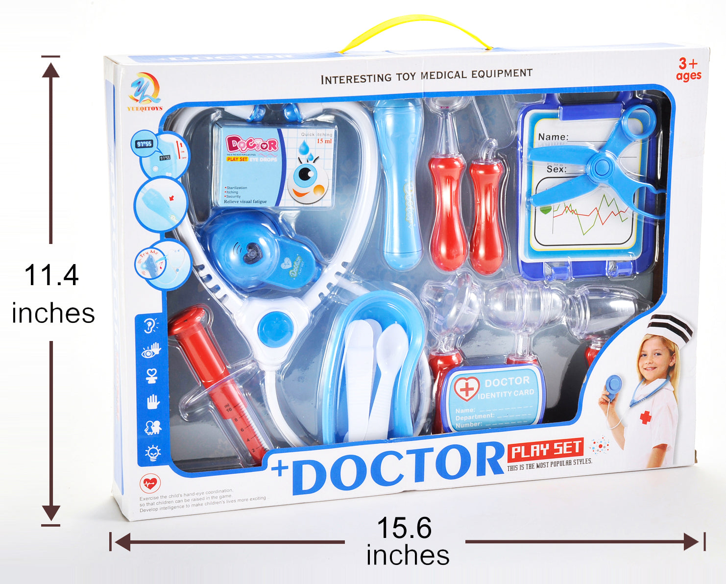 Medical Doctor Hospital Kit Playset