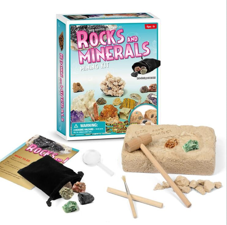 Gem Digging Kit, Rocks, Minerals Escavation Toys