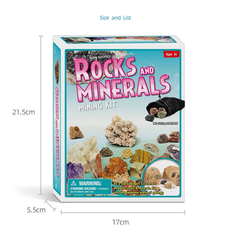 Gem Digging Kit, Rocks, Minerals Escavation Toys