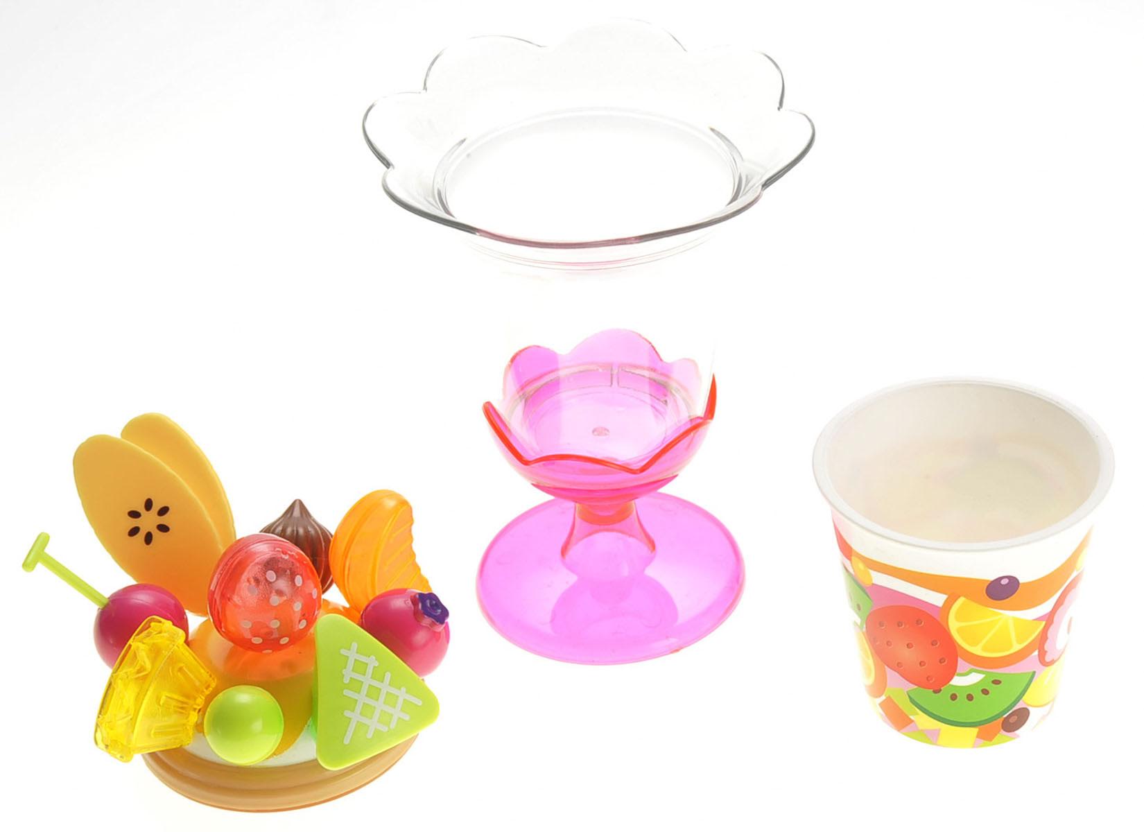 Play Food Set With Cupcake, Cakes, Ice Cream & Sundae