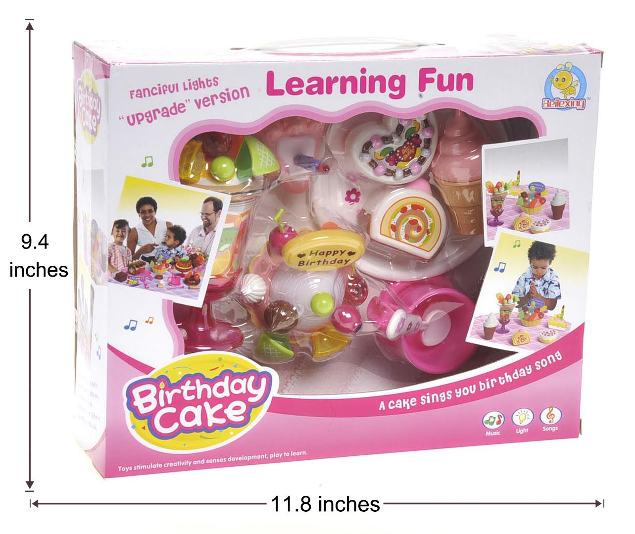 Play Food Set With Cupcake, Cakes, Ice Cream & Sundae