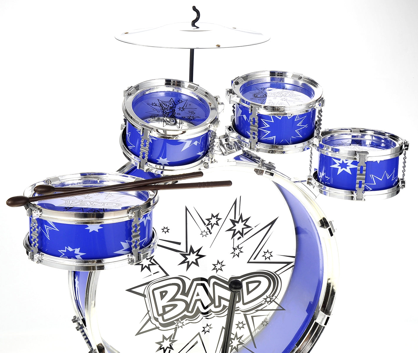 Musical Instrument Drum Playset (Blue)