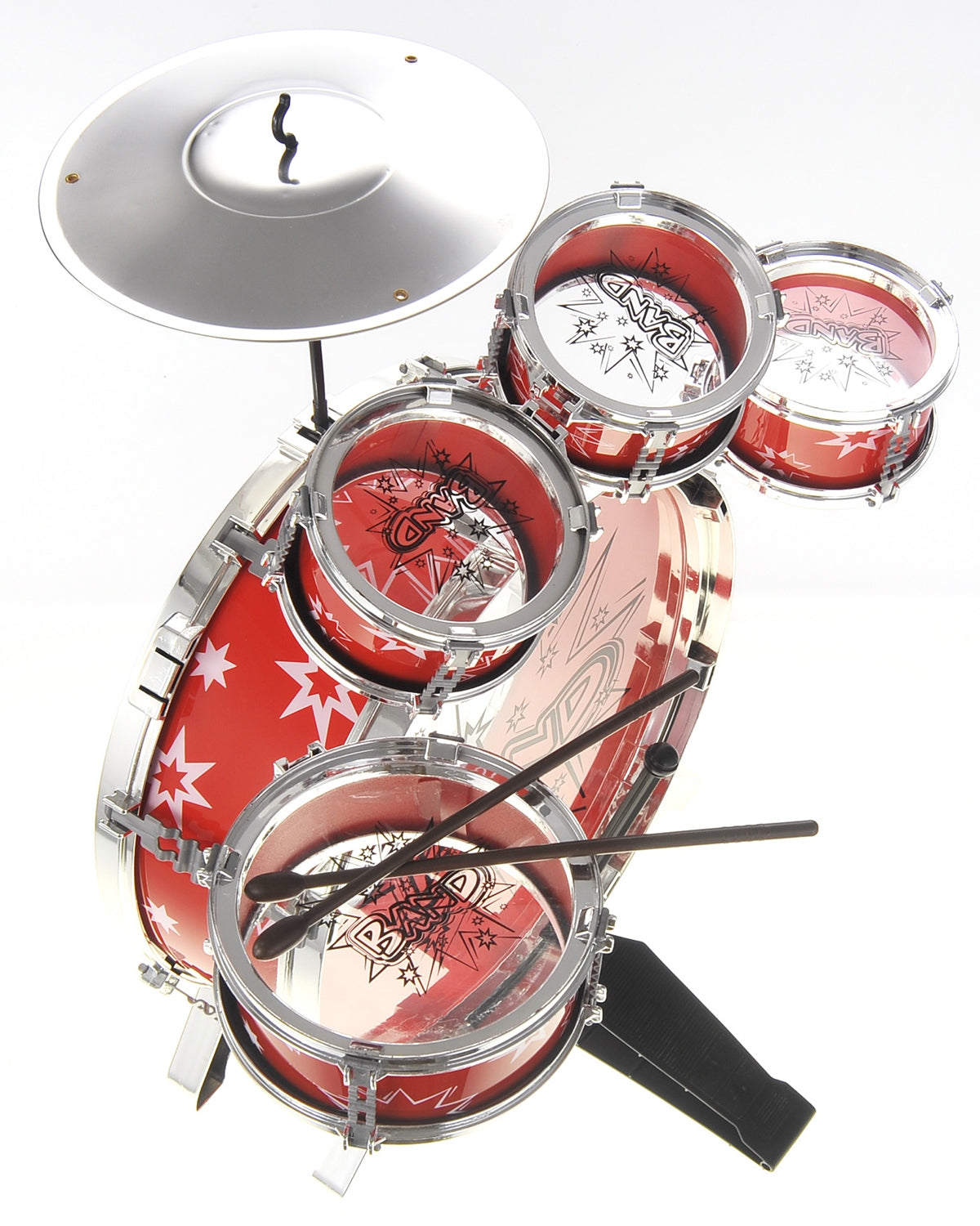 Musical Instrument Drum Playset (Red)