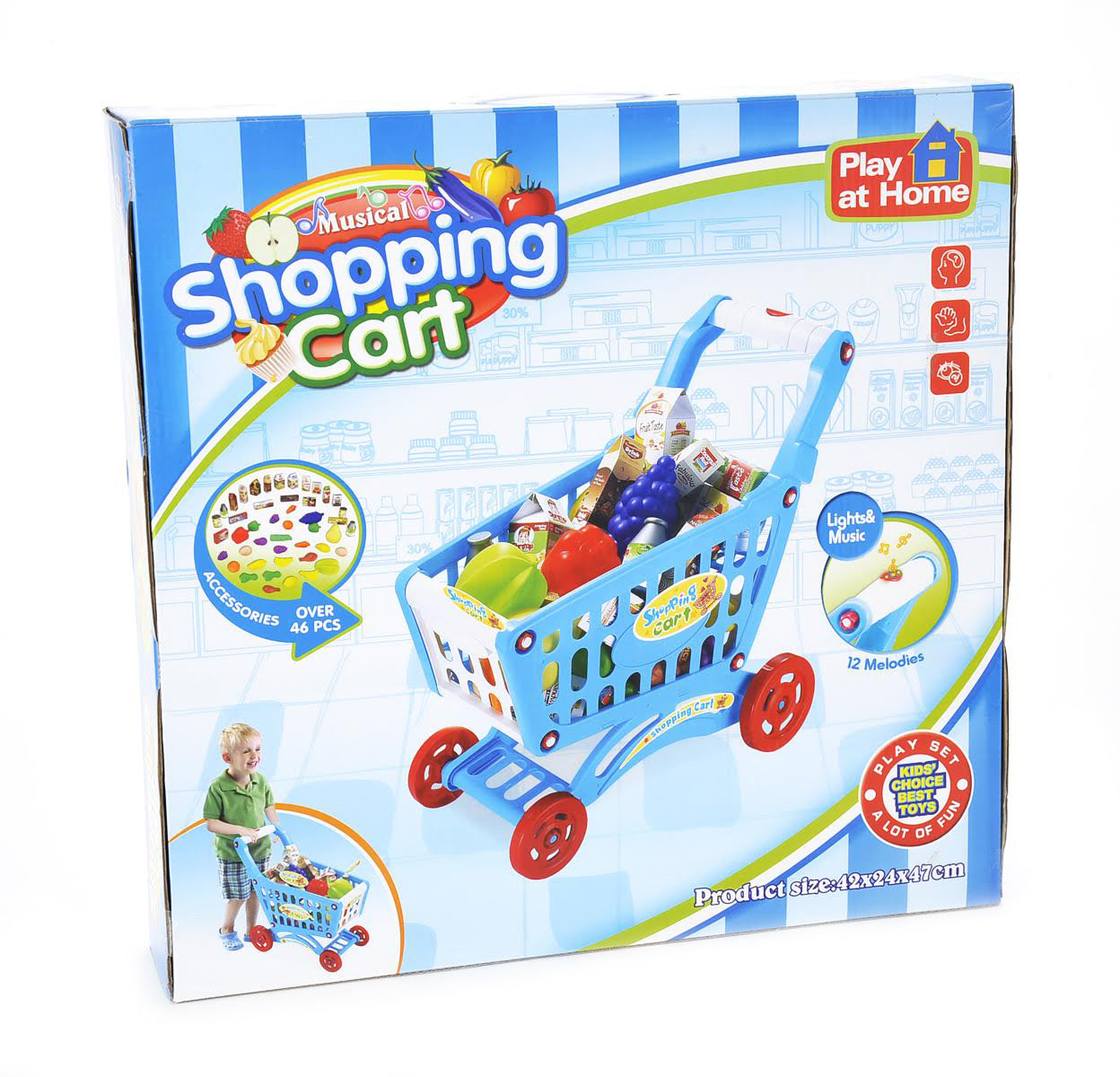 Shopping Cart Playset (Blue)