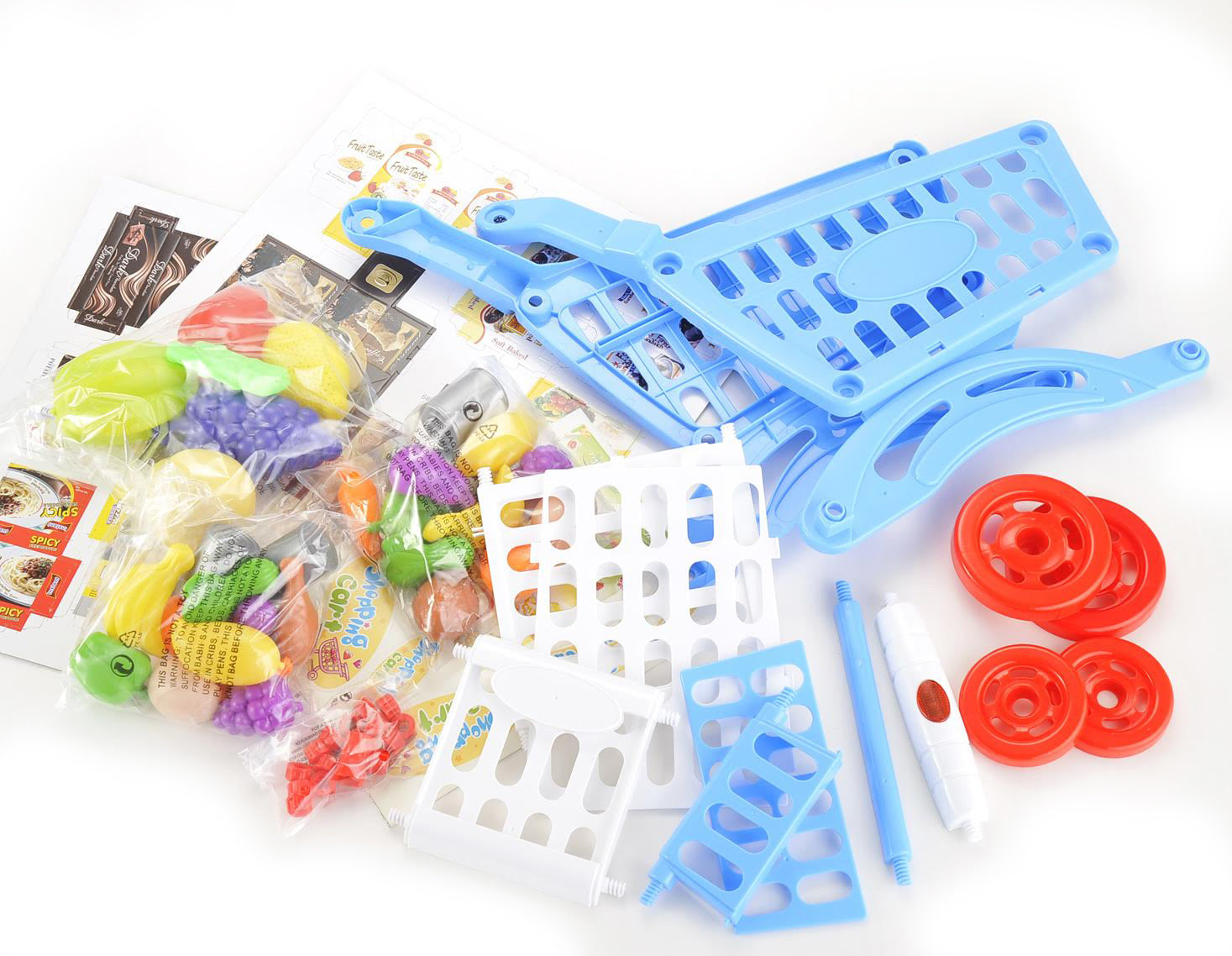 Shopping Cart Playset (Blue)