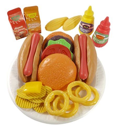 Burger & Hot Dog Fast Food Cooking Play Set