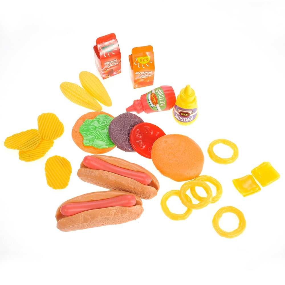 Burger & Hot Dog Fast Food Cooking Play Set