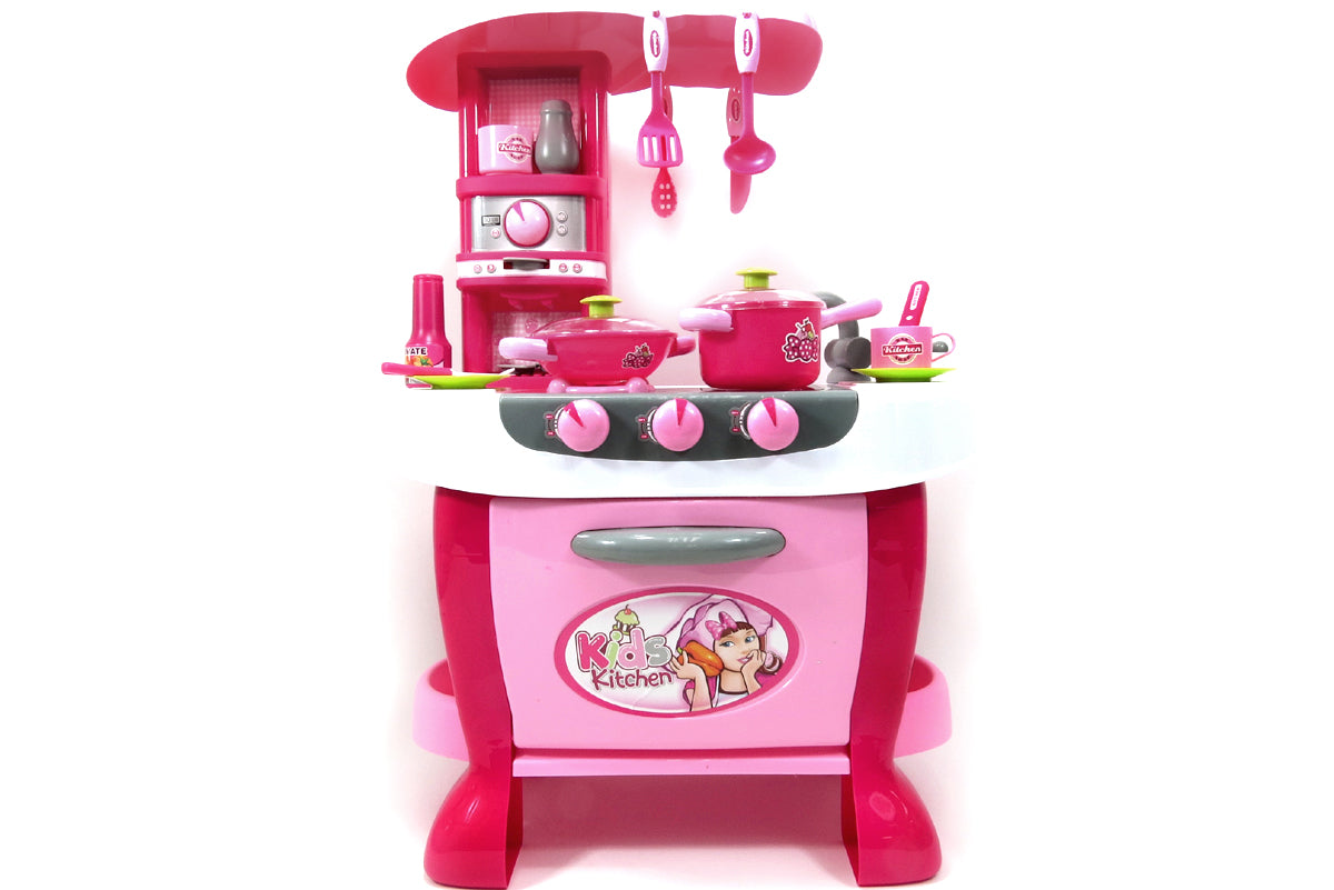 Deluxe Kitchen Appliance Cooking Play Set With Lights & Sound