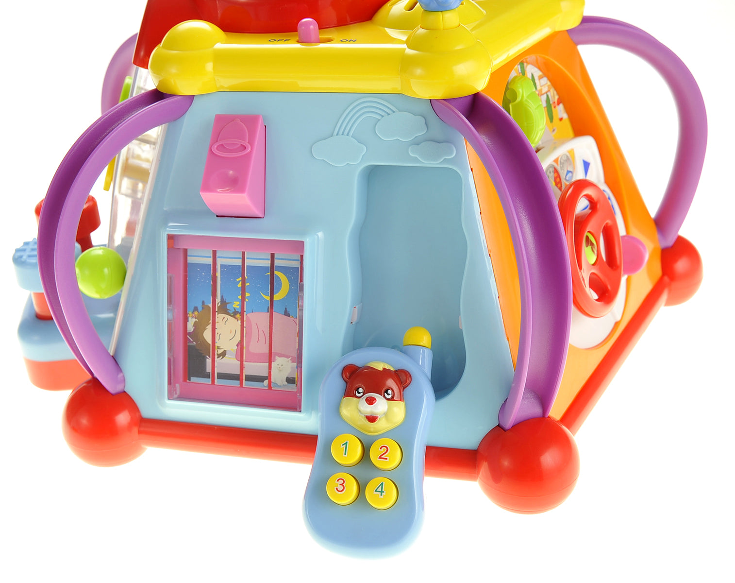 Musical Activity Cube Play Center With Lights