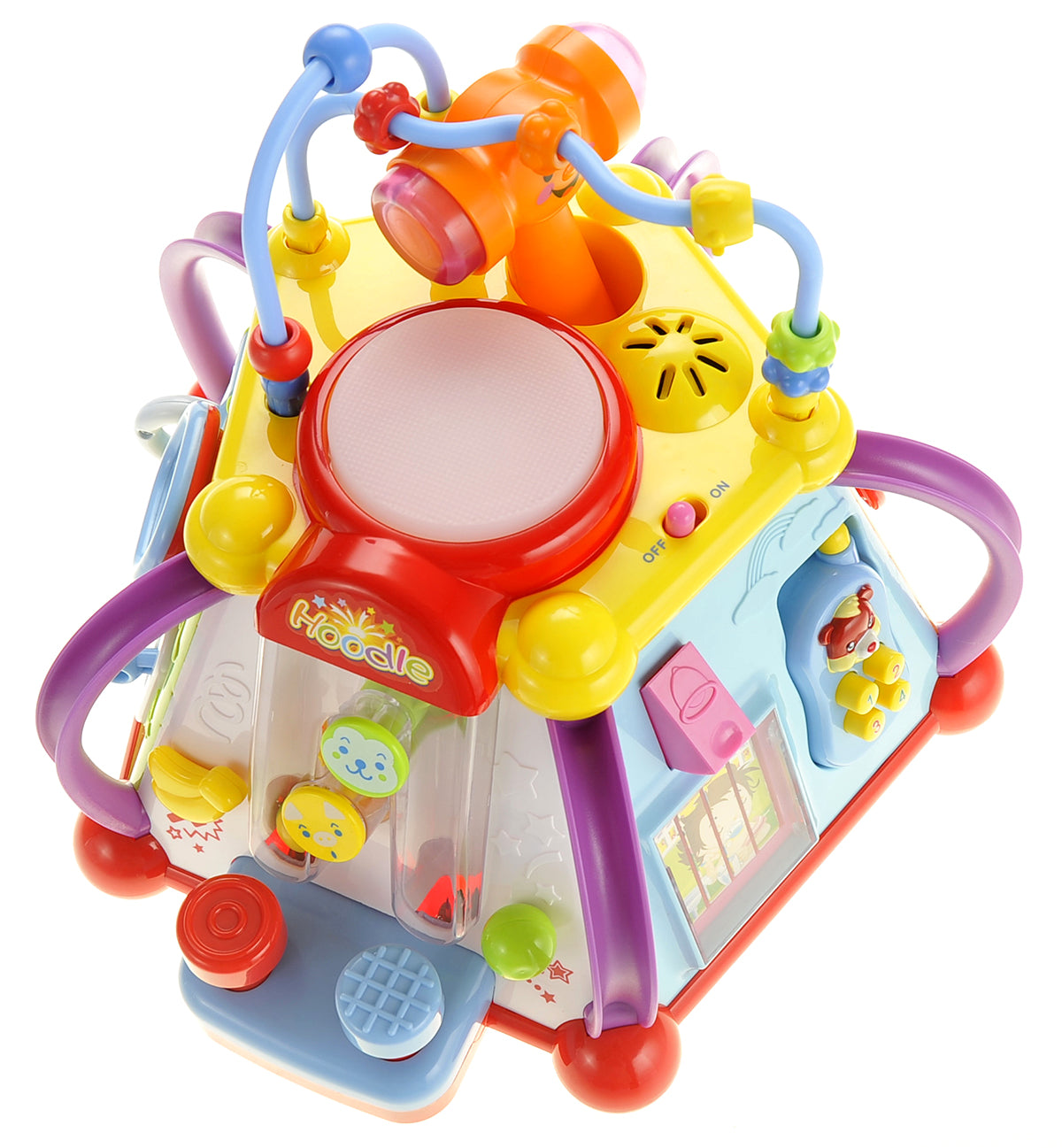 Musical Activity Cube Play Center With Lights