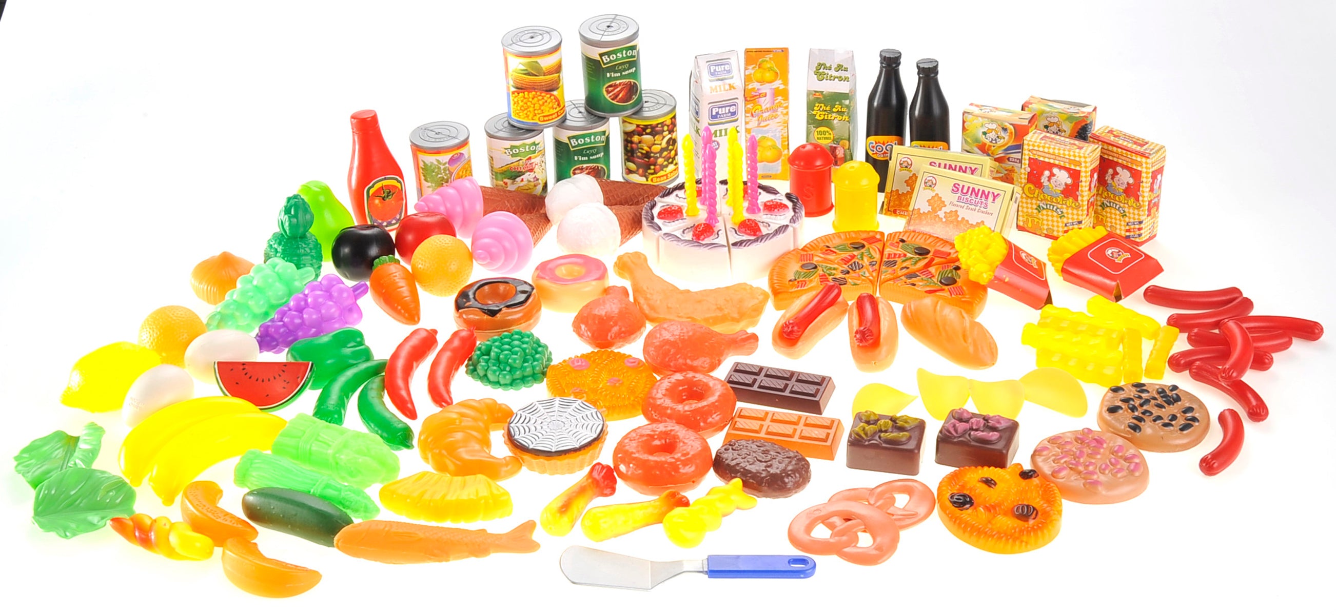 Deluxe Pretend Play Food Assortment Set