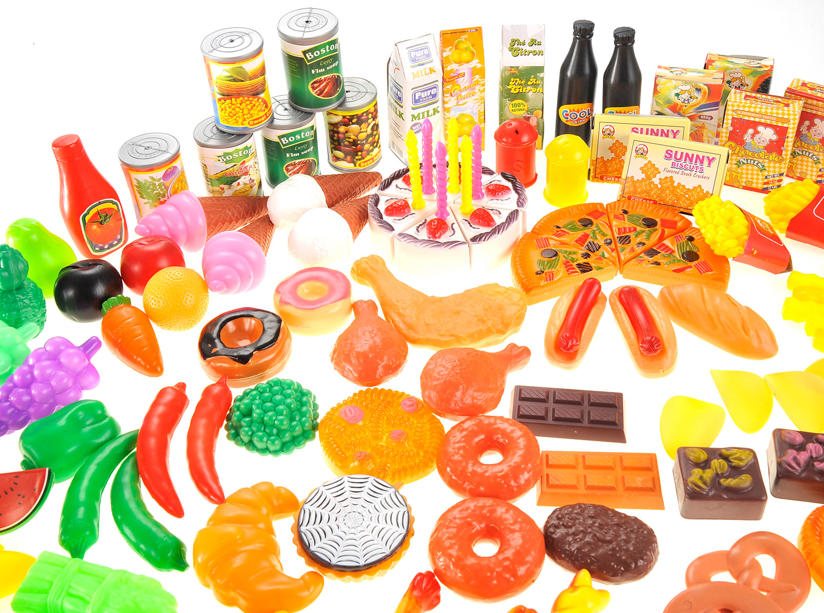 Deluxe Pretend Play Food Assortment Set