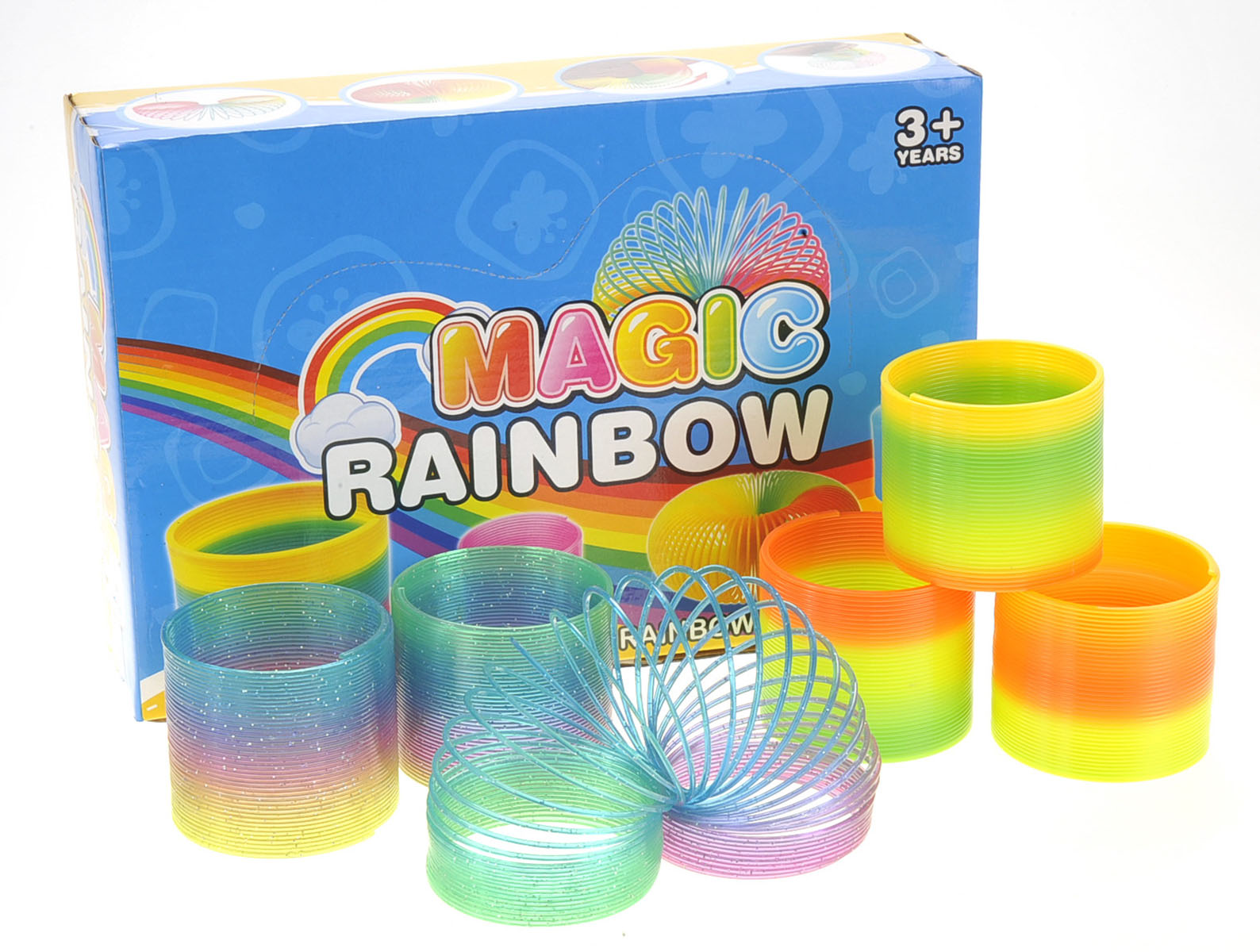 3" Magic Rainbow Springs Assorted Colors (1 Dozen)