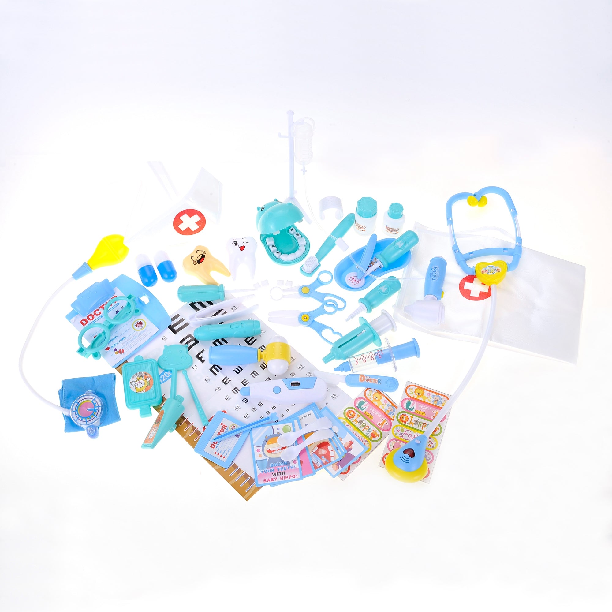 48Pcs Doctor Kits Playset For Kids