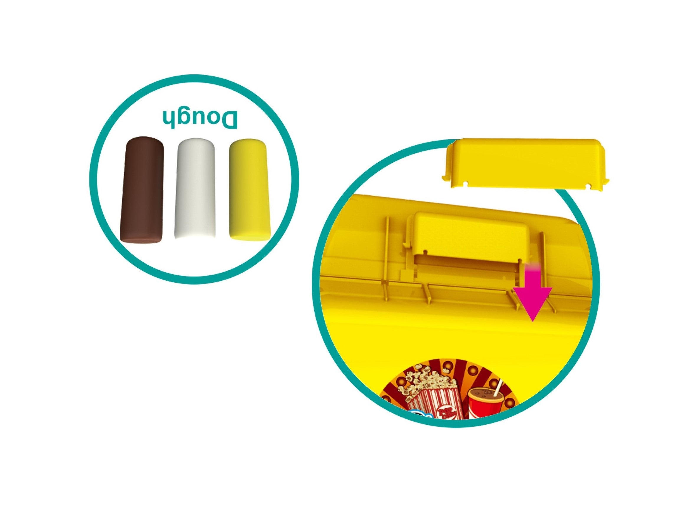 Portable Snack Bar Case Play Set 35pcs