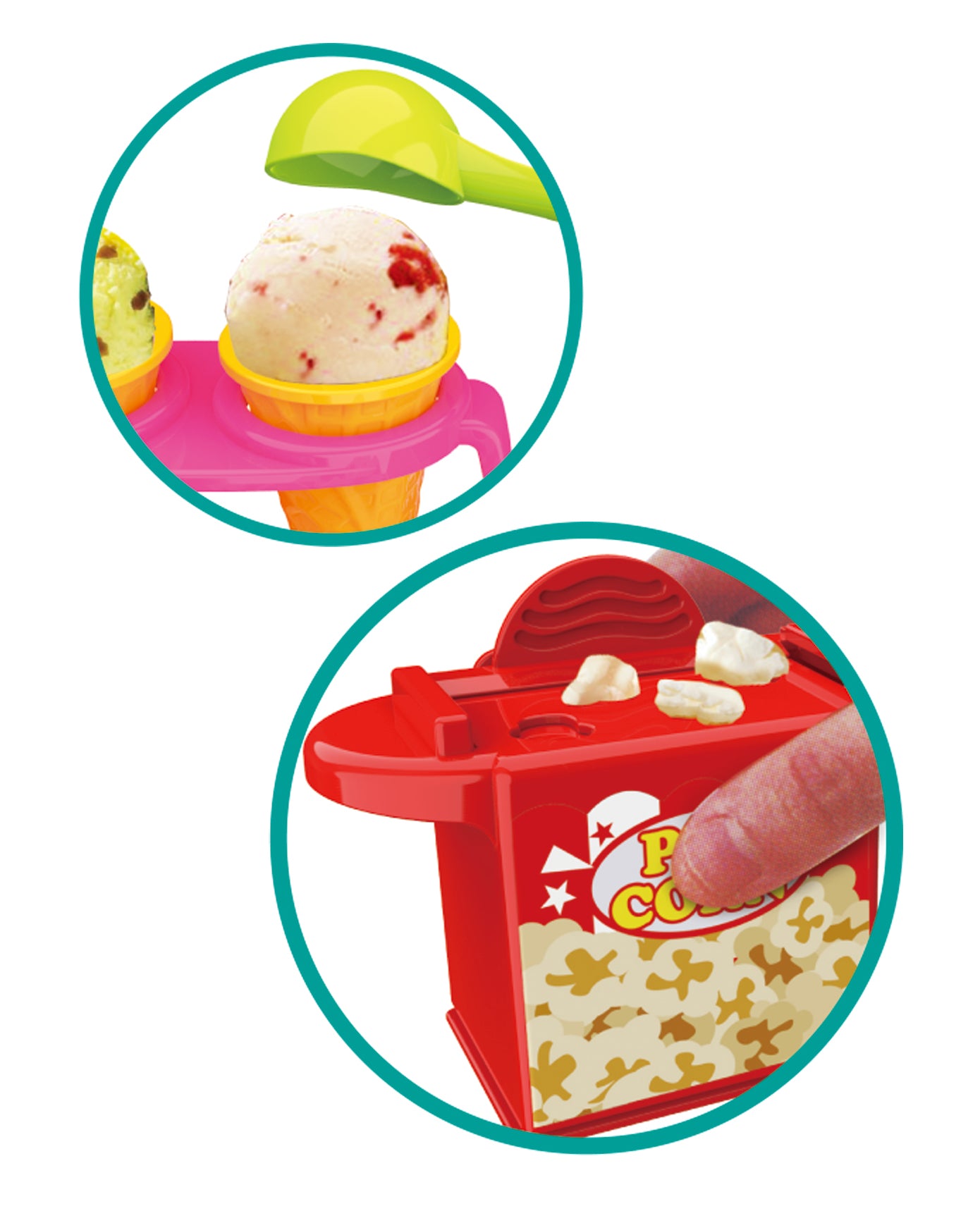 Portable Snack Bar Case Play Set 35pcs