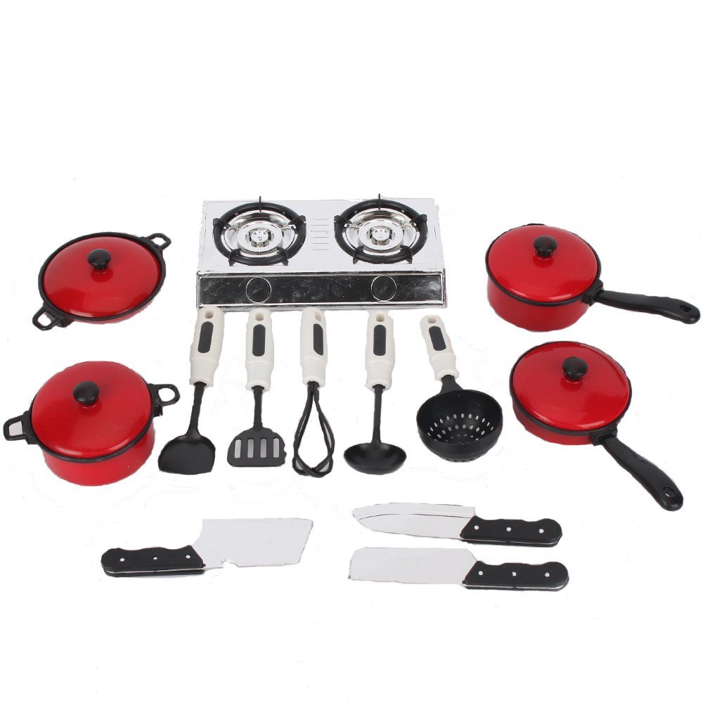 Mini Plastic Kids Cookware Kitchen Set