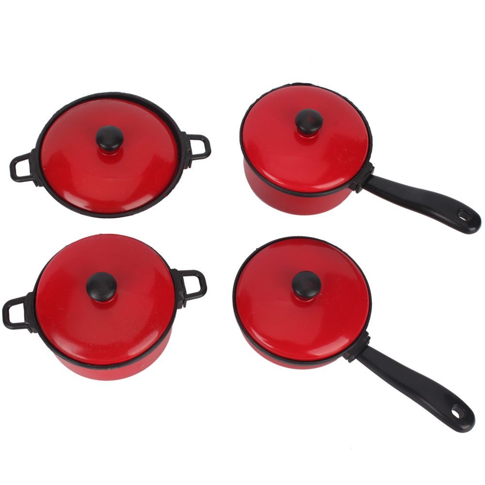 Mini Plastic Kids Cookware Kitchen Set