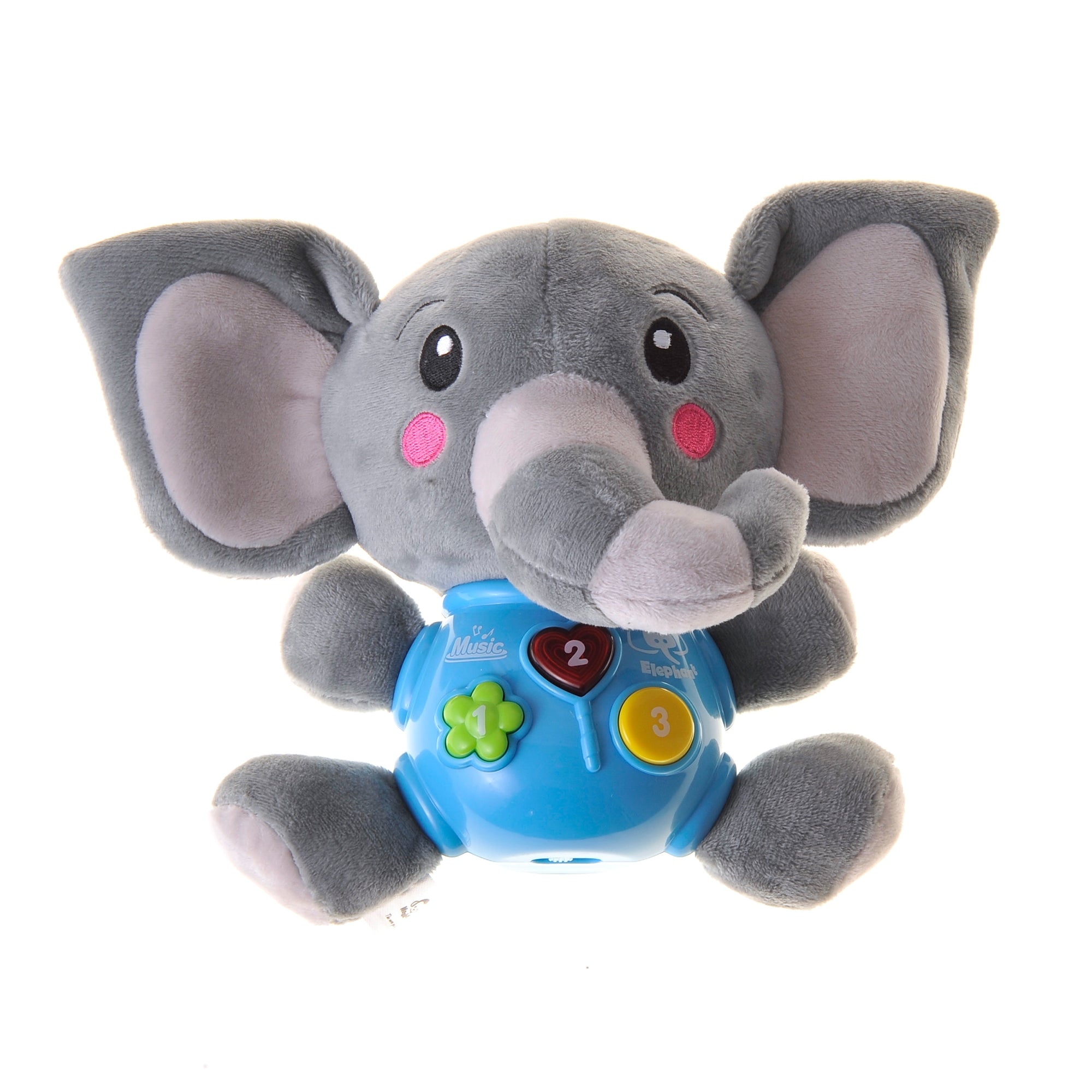 Plush Elephant Infant Toys, Light Up Baby Toys