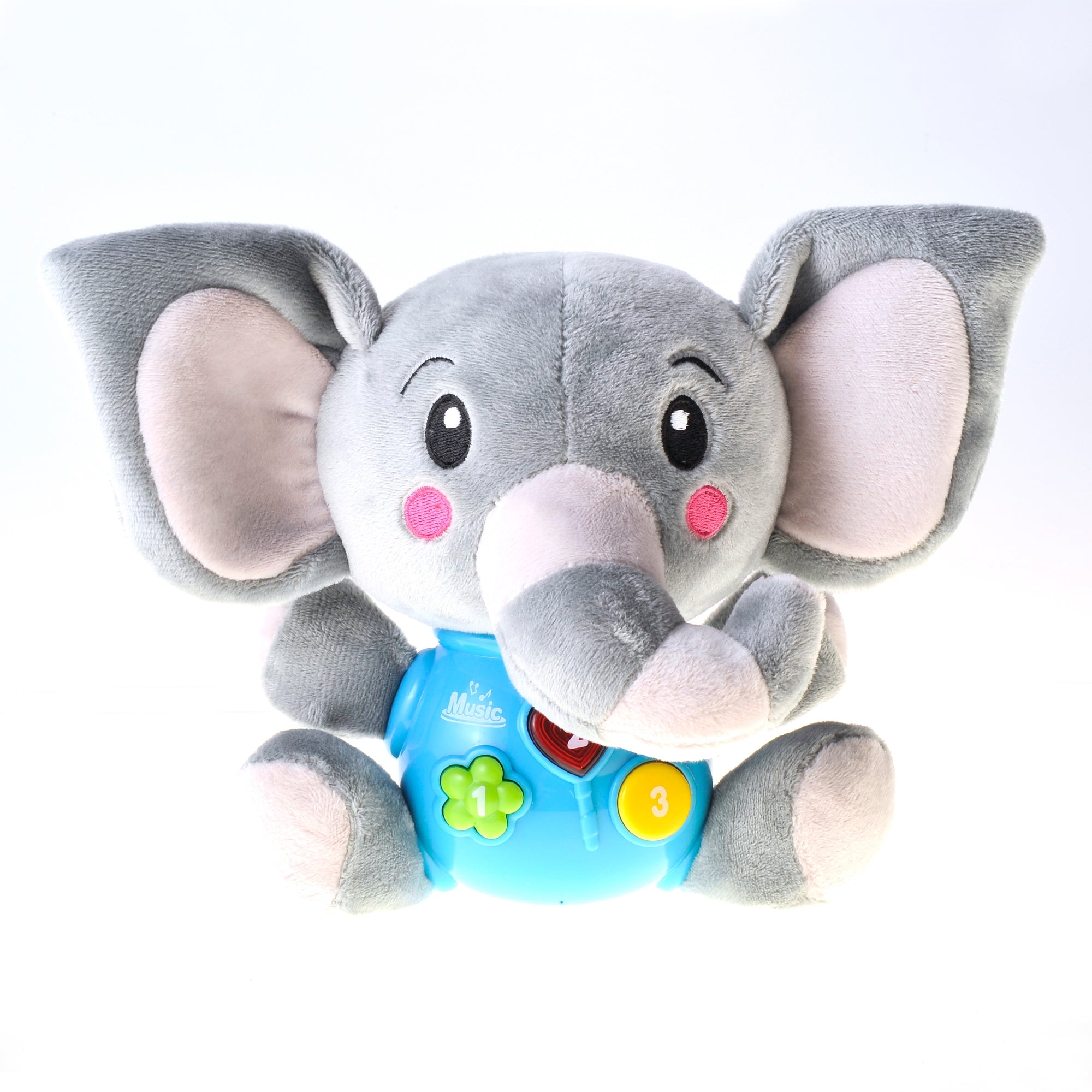 Plush Elephant Infant Toys, Light Up Baby Toys