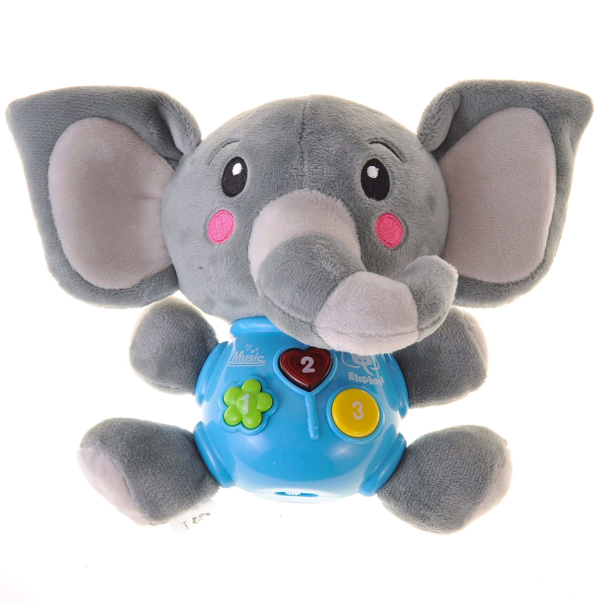 Plush Elephant Infant Toys, Light Up Baby Toys