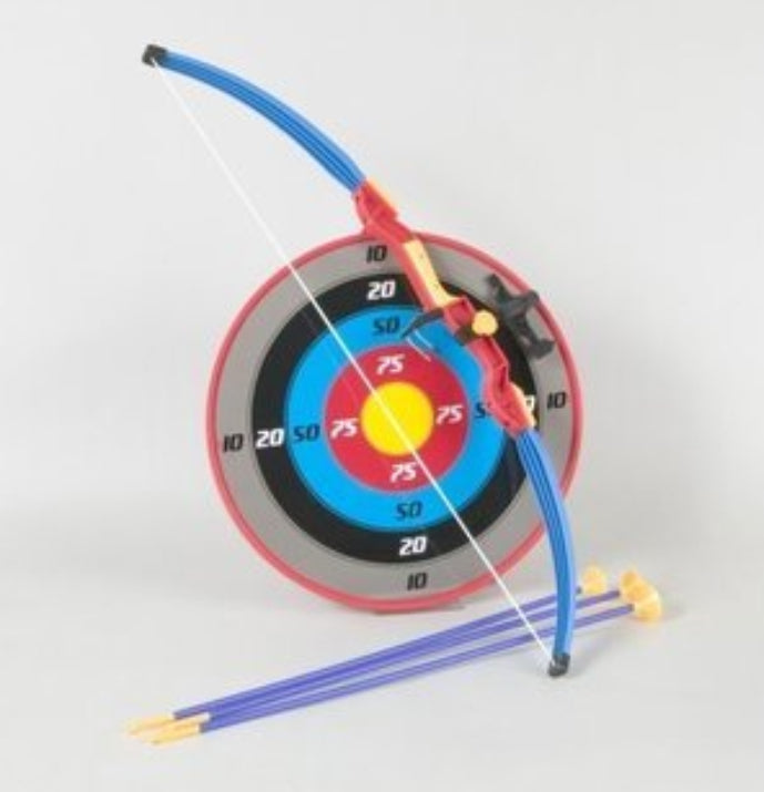 Kings Sport Toy Archery Bow And Arrow Set For Kids With Suction Cup Arrows And Target